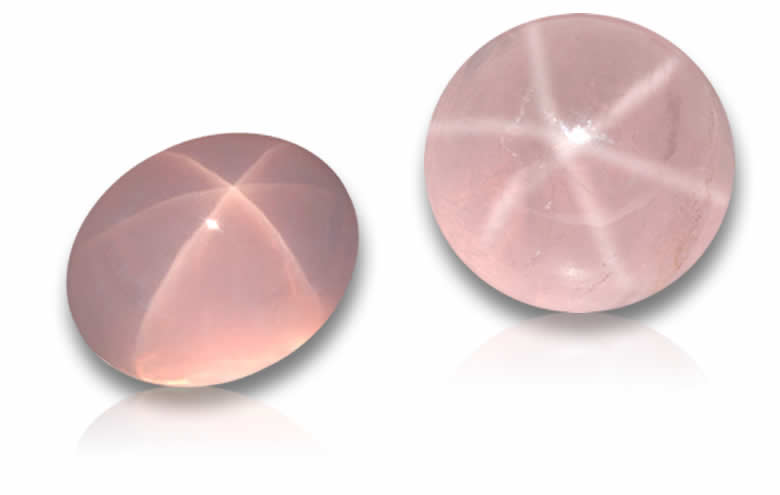 Loose Star Rose Quartz - Stunning Collector's Gemstones with Asterism Effect