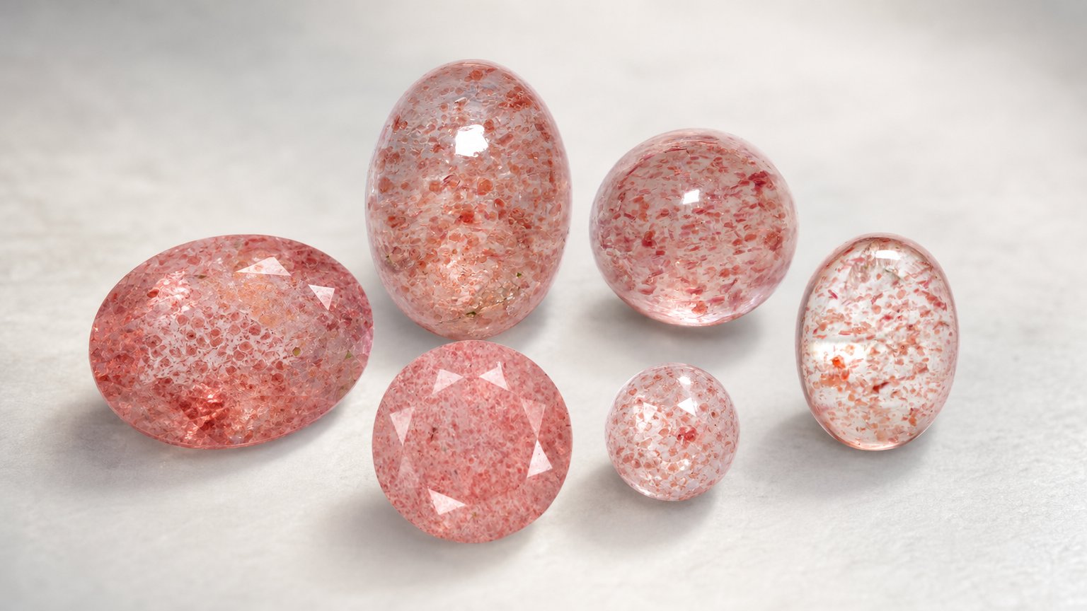 Natural Strawberry Quartz gemstones - buying guide