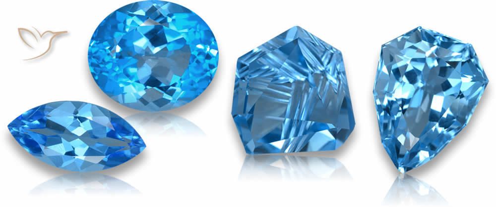 Swiss blue Topaz for Sale
