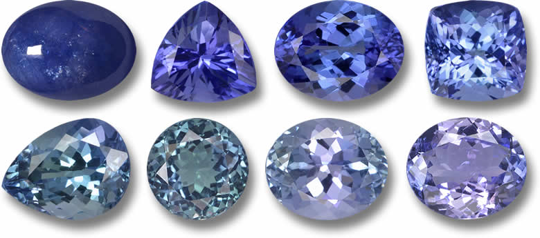 Tanzanite Grading Chart