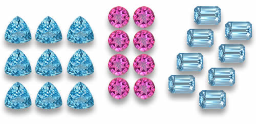 Natural Topaz Gemstone Lots for Jewelry and Wholesale Use