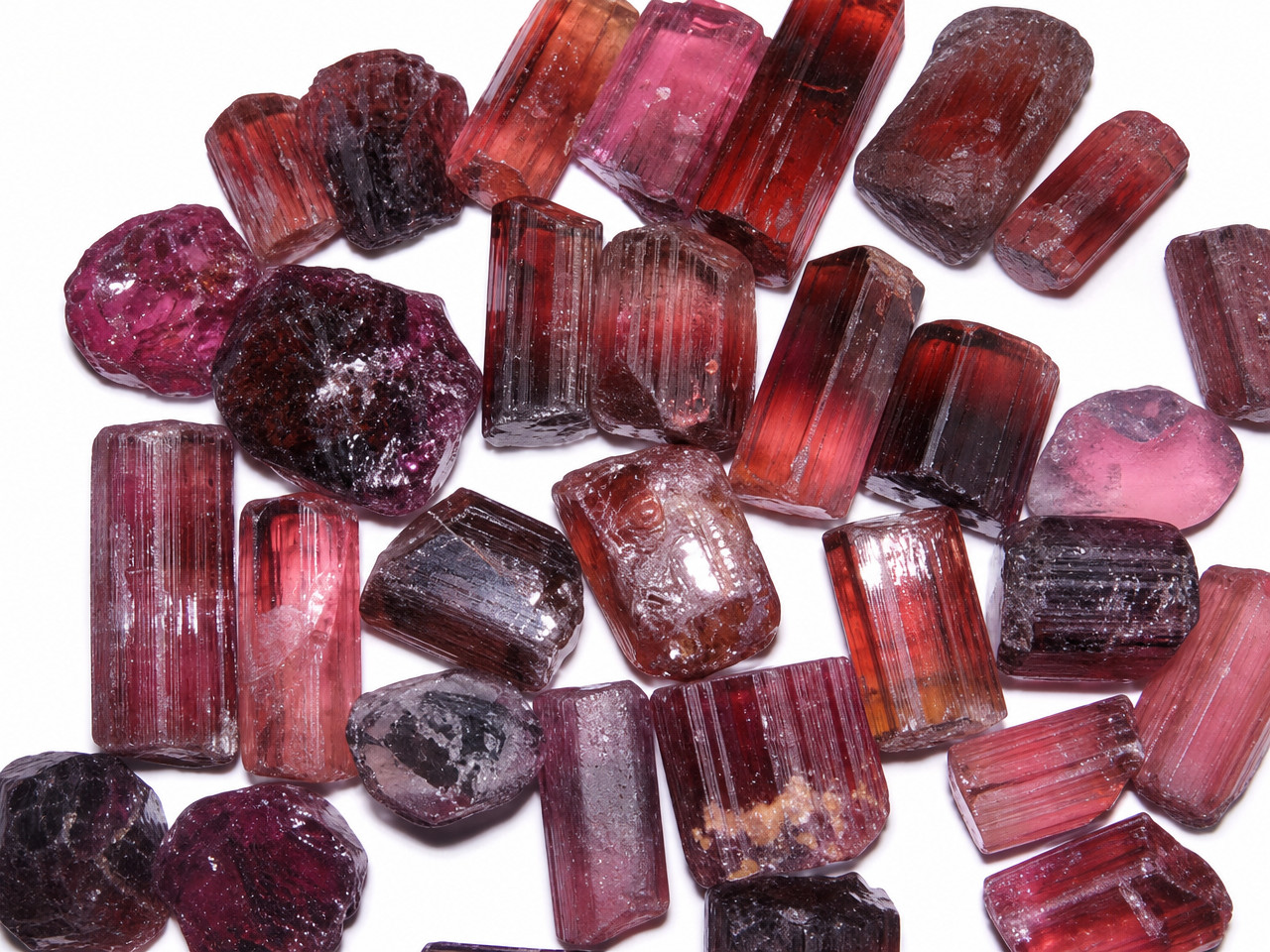 Rough Pink Tourmaline from Nigeria