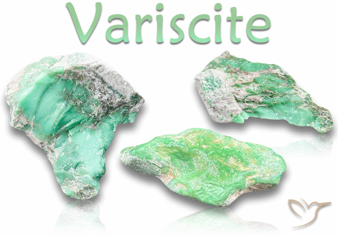 Rough Green Variscite Gemstones
