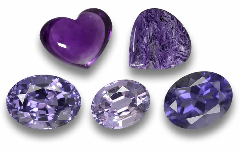 Violet Gemstones | Natural Amethyst, Tanzanite & More