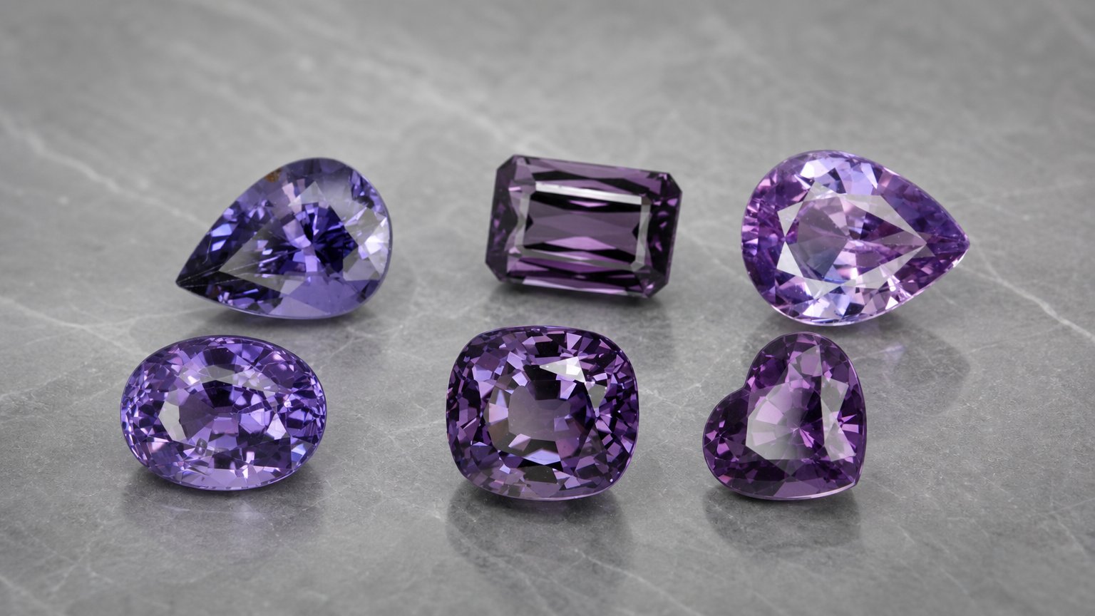 Natural Violet Spinel gemstones - buying guide