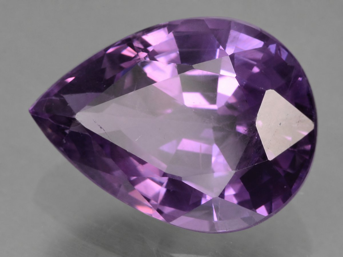 Close-up view of natural Violet Spinel gemstones