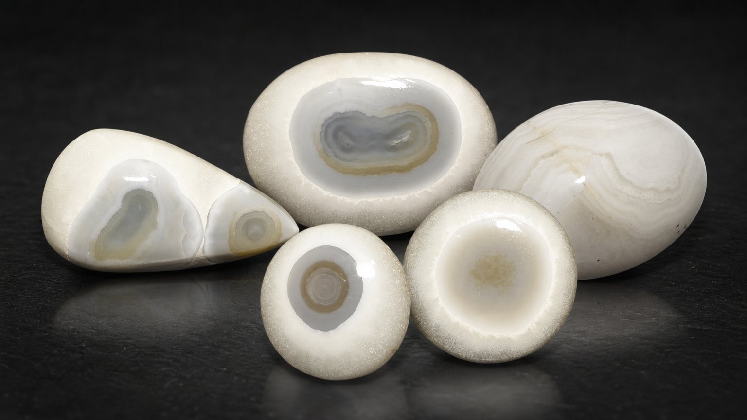 Natural White Agate gemstones - buying guide