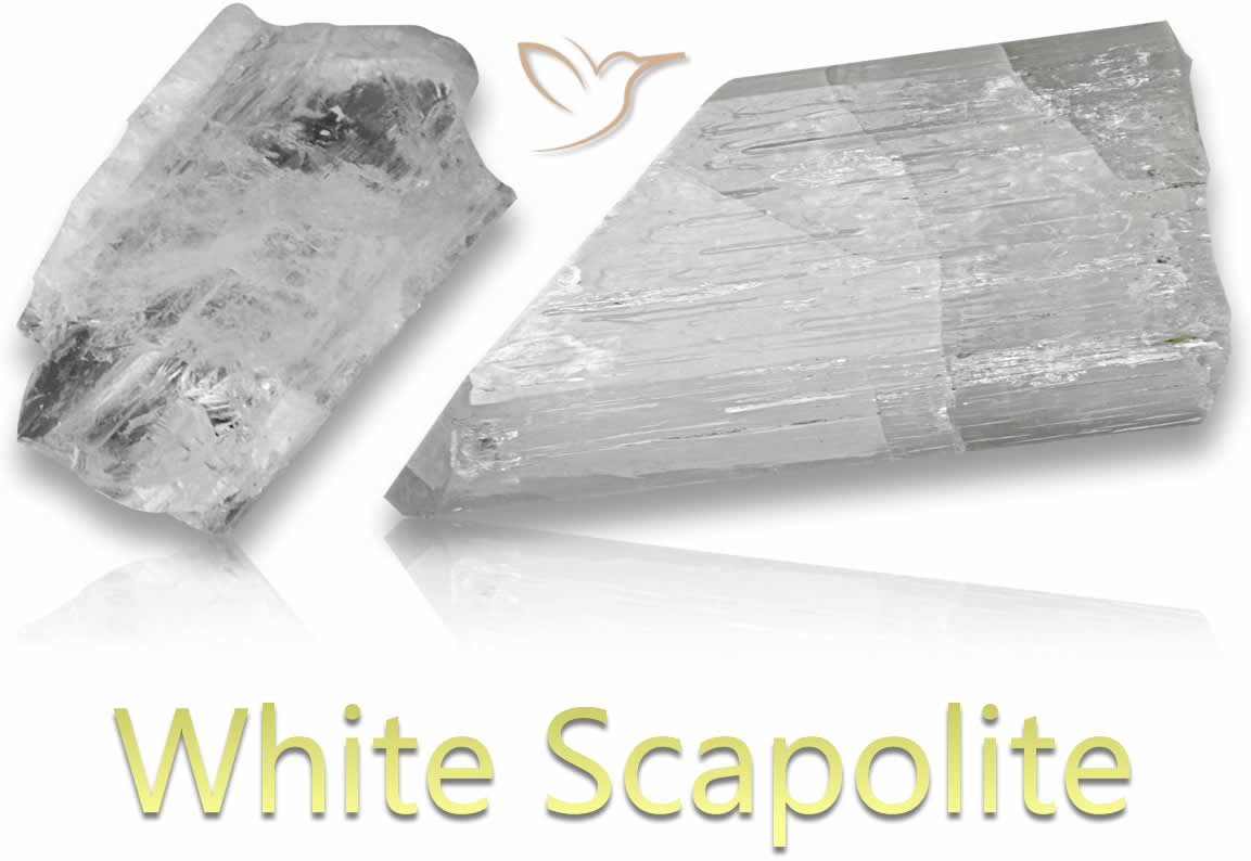 Natural Rough White Scapolite Gemstones