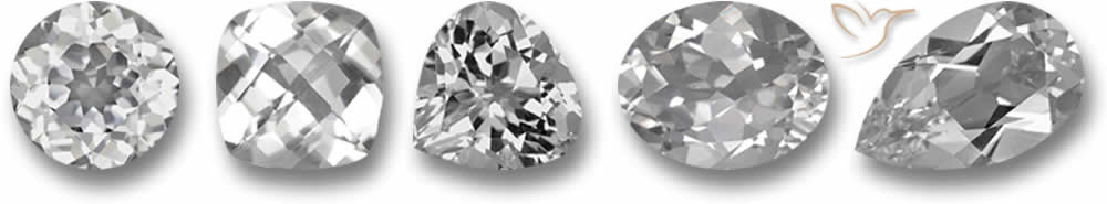 Natural White Topaz
