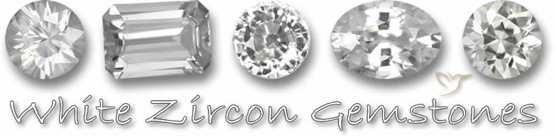White Zircon Gemstones