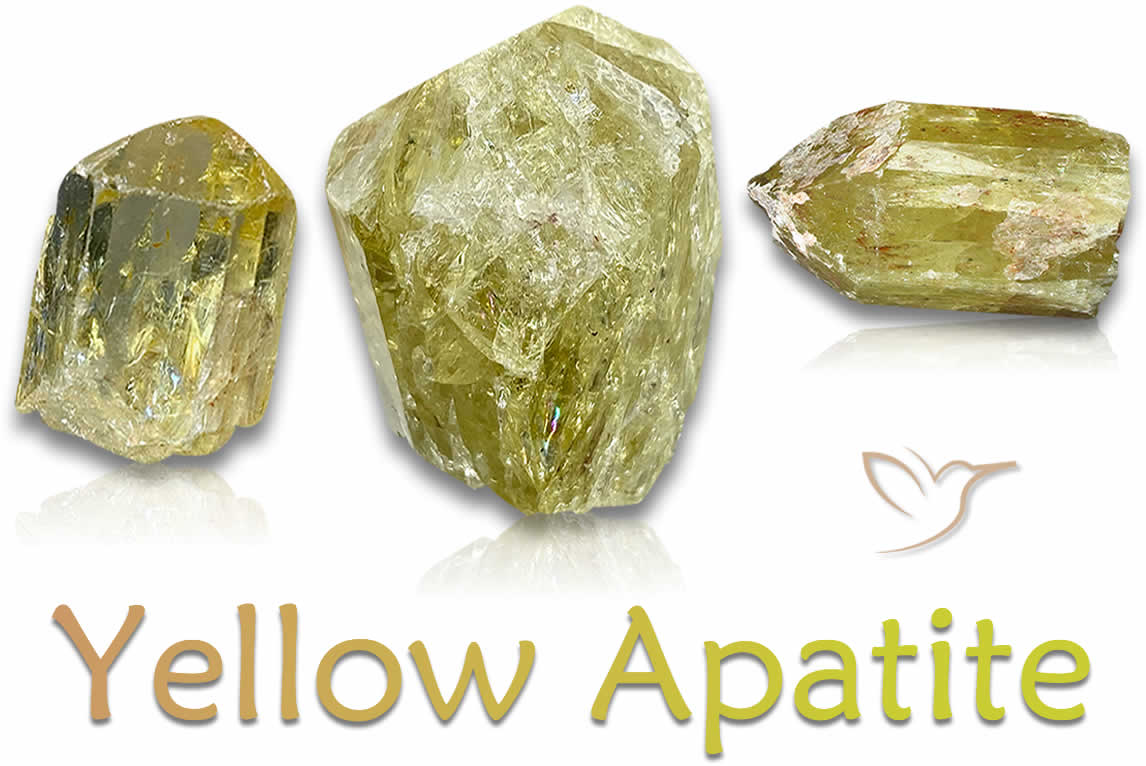 Rough Yellow Apatite Stones