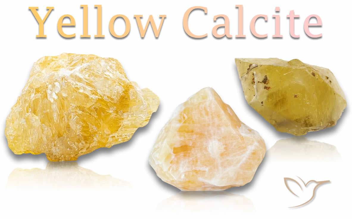 Rough Yellow Calcite Stones