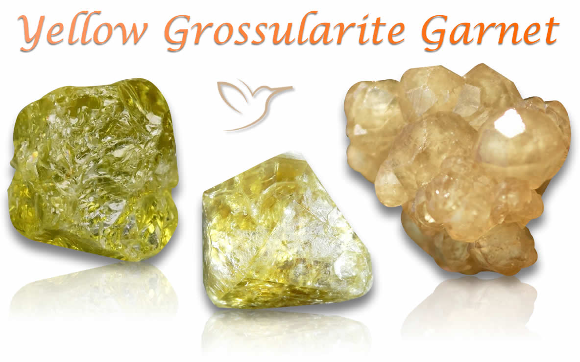 Rough Grossularite Garnet Stones
