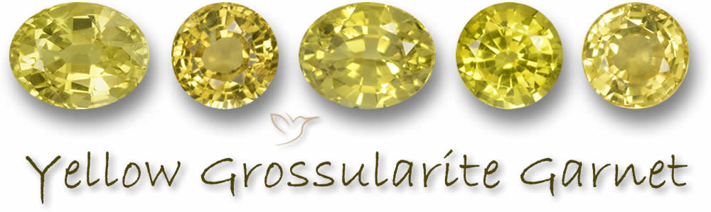 Buy Yellow Grossularite Garnet Gemstones