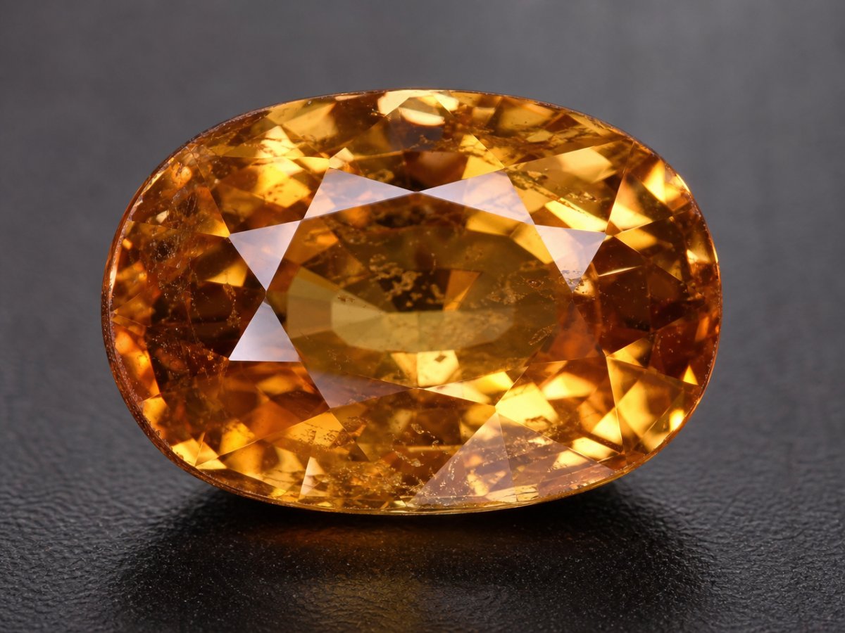Close-up view of natural Zircon gemstones