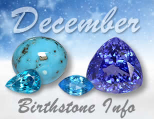 December Birthstones Information