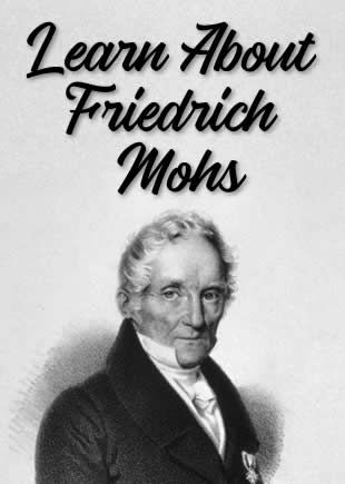 Mohs Scale - Invented by Friedrich Mohs