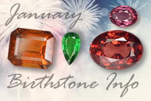 January Birthstone Information