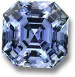 Zafiro talla Asscher