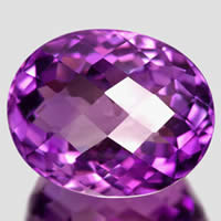 Checkerboard-Cut Amethyst