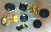 Multi Colored Sapphires from Australia