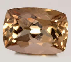 Cushion-Cut Axinite Gem