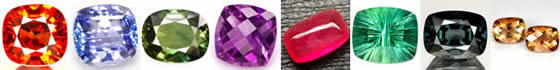 Cushion or Antique Cut Gemstones at GemSelect