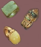 Antichi anelli egizi