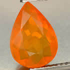 Natürlicher orangefarbener Feueropal