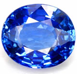 真正的天然蓝色蓝宝石