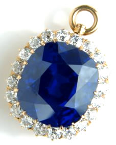 Kashmir Sapphire Pendant