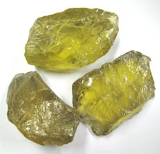 Quartz citron brut d'Afrique