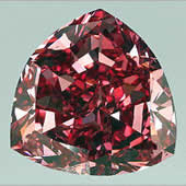Famoso diamante rojo de Moussaieff