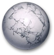 Natural Howlite Sphere