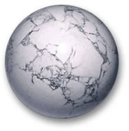 Sfera di Howlite naturale