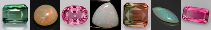 Oktober Geburtsstein - Opal und Turmalin
