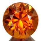 Orange Zircon from Cambodia