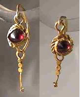 Roman gold earrings