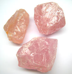 Quartz rose brut d'Afrique du Sud