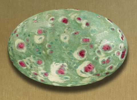 Rubis en Fuchsite