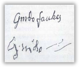 Signatures by Guido Fawkes