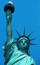 Staue of Liberty في نيويورك