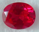 Synthetic Flame Fusion Ruby
