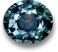 Unheated Blue-Green Sapphire from Tanzania