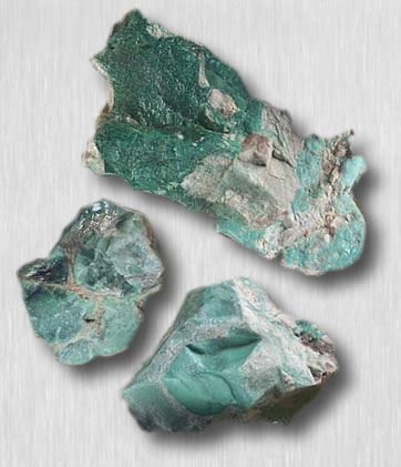 Variscite الخام من ولاية يوتا