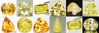 Gelb-goldene Stein