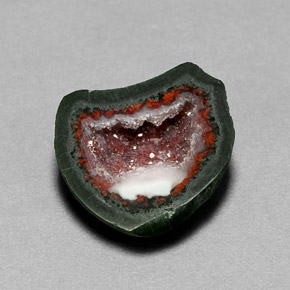 6.91 ct Multicolor Agate Geode Gemstone, Agate Geode Gem in N/A Shape for Sale.