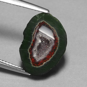 8.76 ct Multicolor Agate Geode Stone, Natural Agate Geode in N/A Shape for Sale