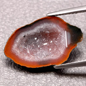 5.58 ct Multicolor Agate Geode Gemstone, Agate Geode Gem in N/A Shape for Sale.