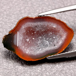 5.58 ct Multicolor Agate Geode Stone, Natural Agate Geode in N/A Shape for Sale